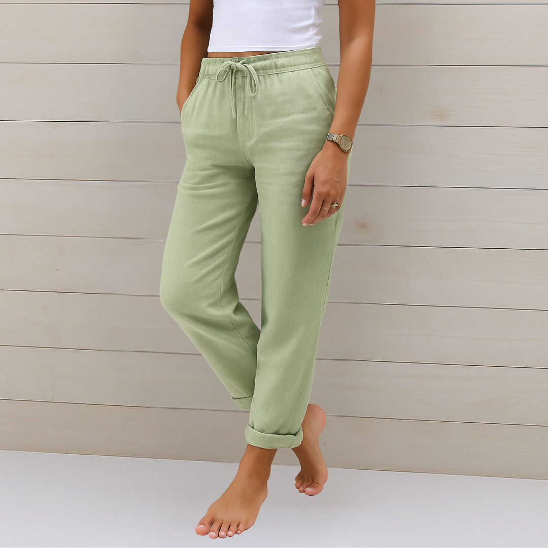 Maylora Premium Linen Stretch Pants