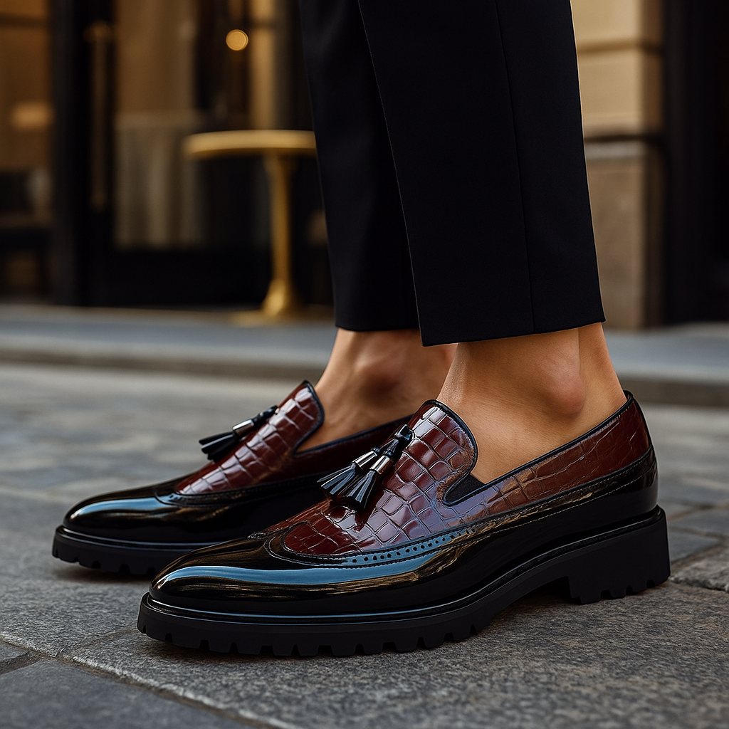 Veltri Premium Leather Loafers