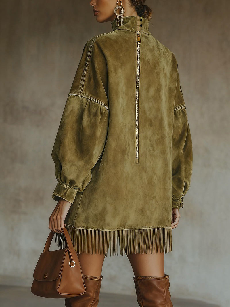 Olivera Turtleneck Knit Dress