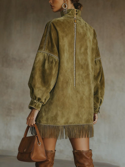 Olivera Turtleneck Knit Dress