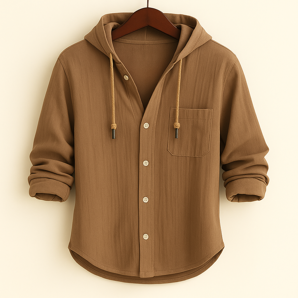 Corsini Hooded Cotton Shirt