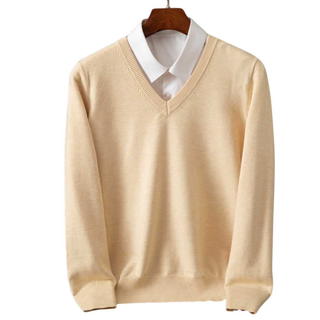 Montaro Cashmere V-Neck Pullover
