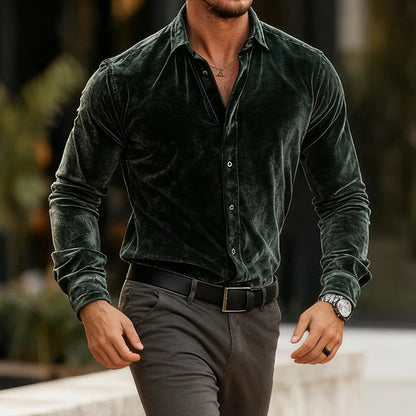 Valter Elegant Velvet Shirt