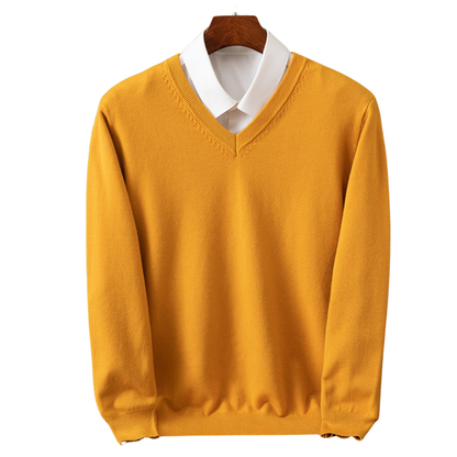 Montaro Cashmere V-Neck Pullover