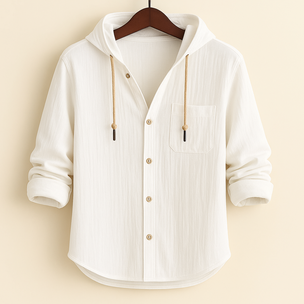 Corsini Hooded Cotton Shirt