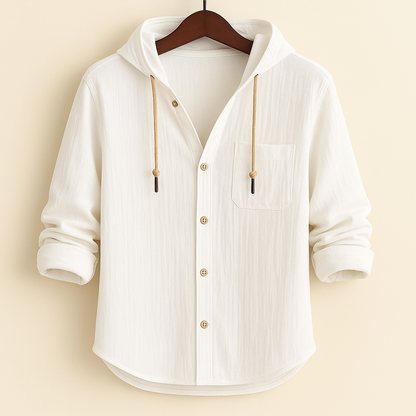 Corsini Hooded Cotton Shirt
