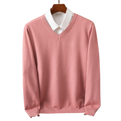 Montaro Cashmere V-Neck Pullover
