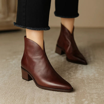 Rossella Elegant Leather Boots