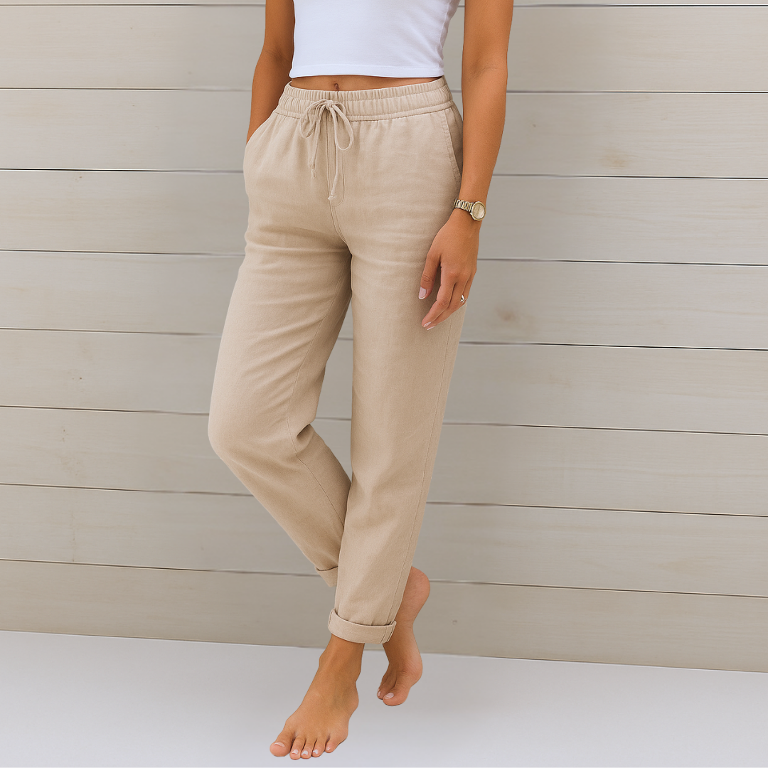 Maylora Premium Linen Stretch Pants