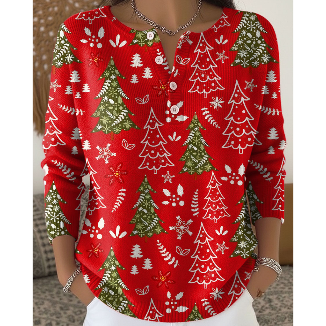 Holly Christmas Sweater