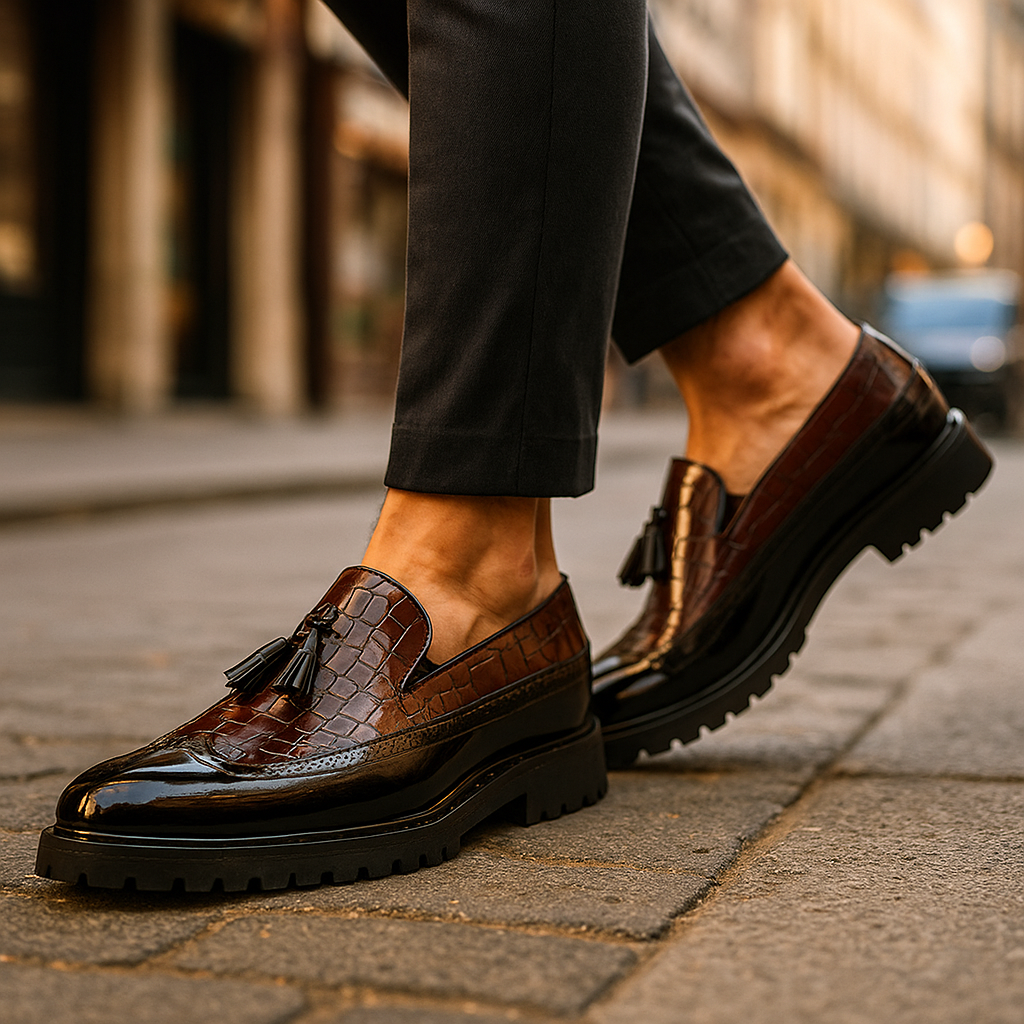 Veltri Premium Leather Loafers