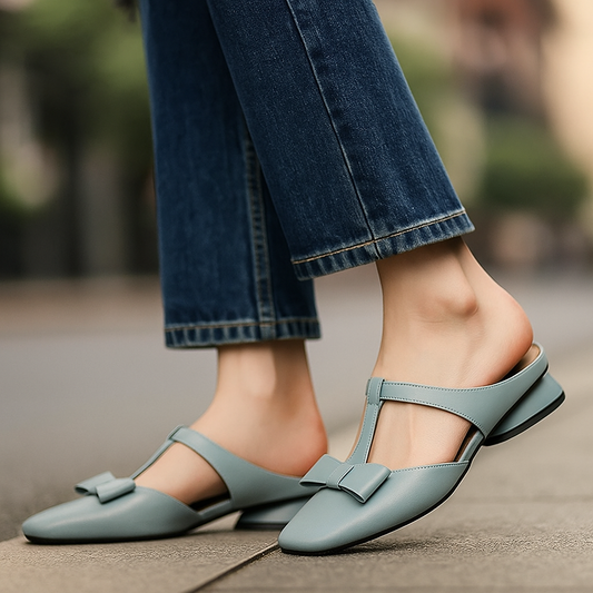 Oretta Leather Mules