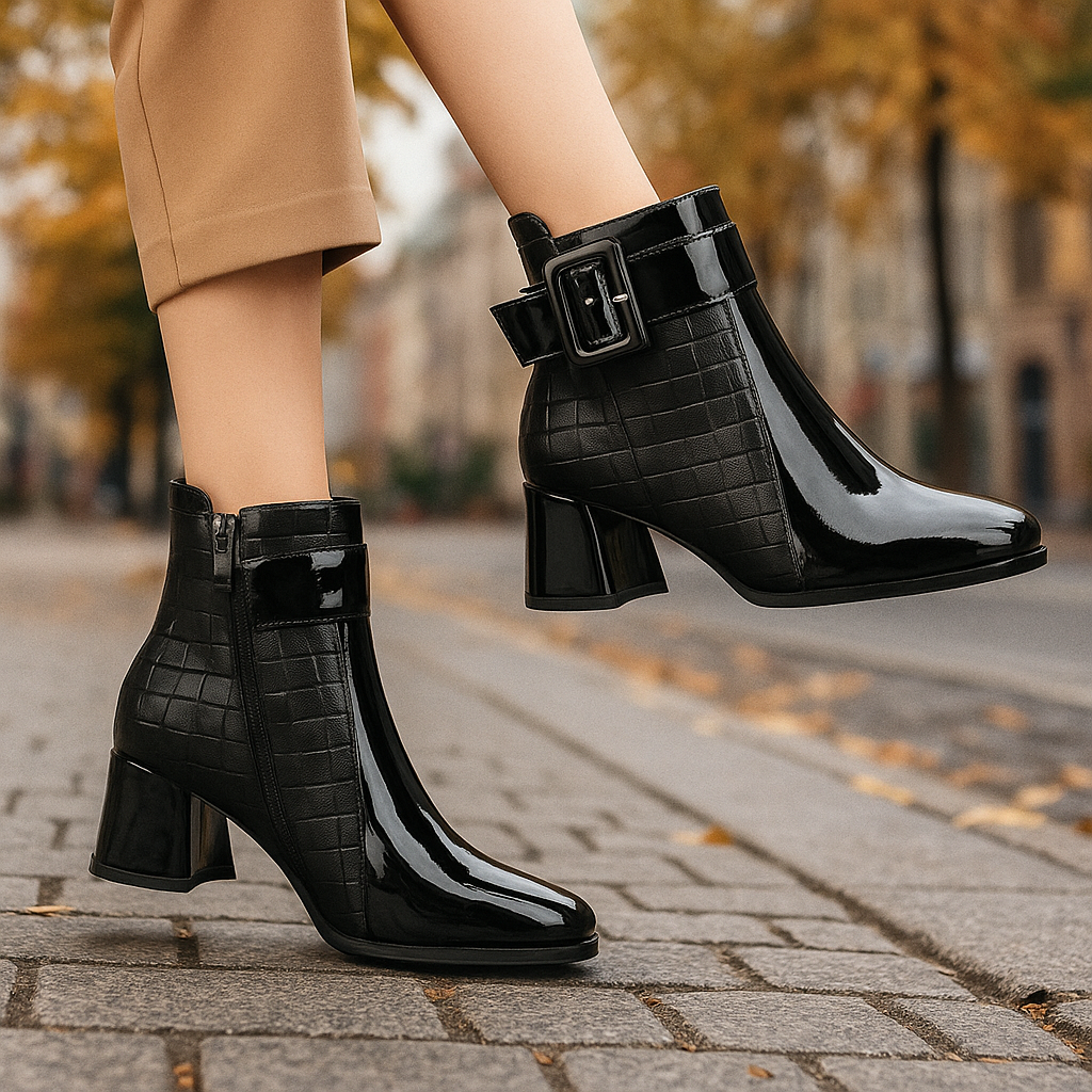Armela Leather Ankle Boots