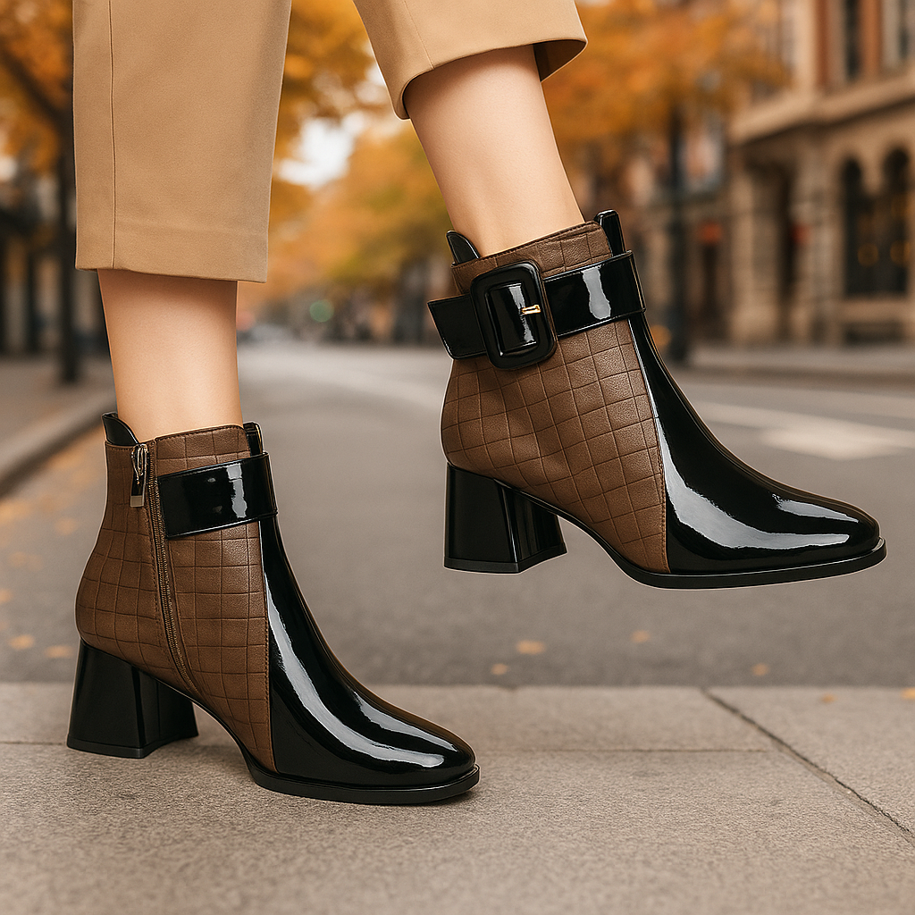 Armela Leather Ankle Boots