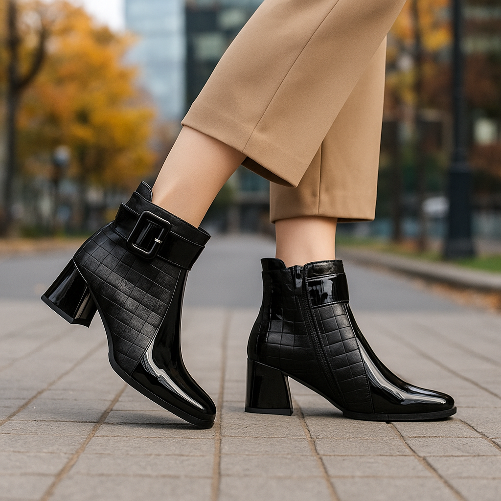 Armela Leather Ankle Boots