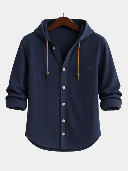 Corsini Hooded Cotton Shirt