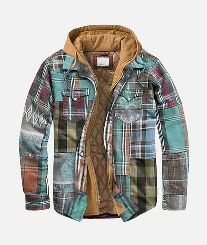 Dexter Patchwork Check Jacket
