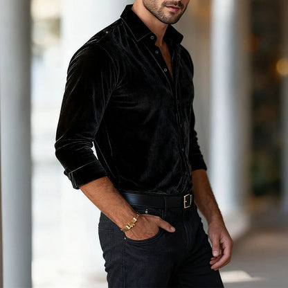 Valter Elegant Velvet Shirt