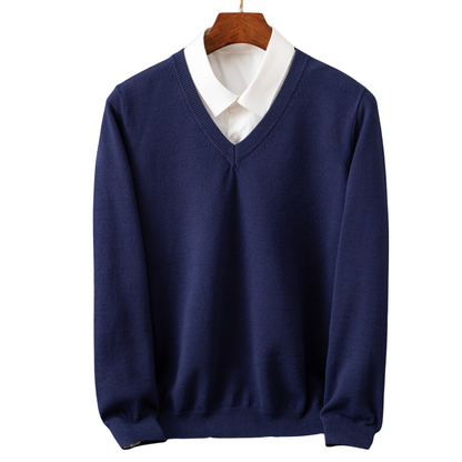 Montaro Cashmere V-Neck Pullover