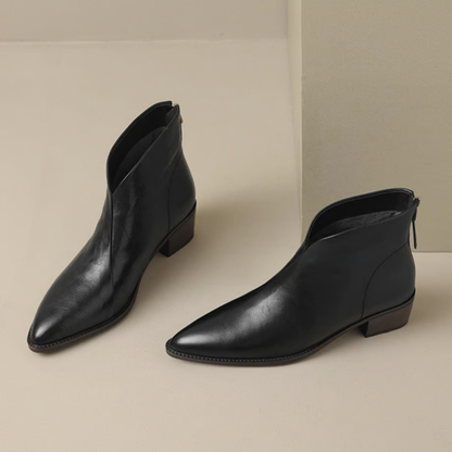 Valenza Premium Low-Heel Ankle Boots