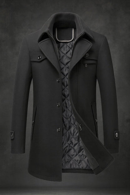 Serafino Elegant Wool Coat