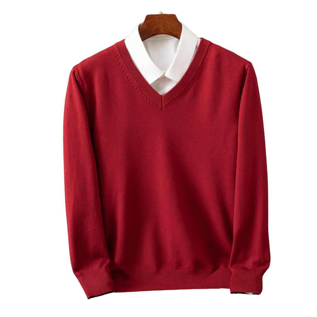 Montaro Cashmere V-Neck Pullover