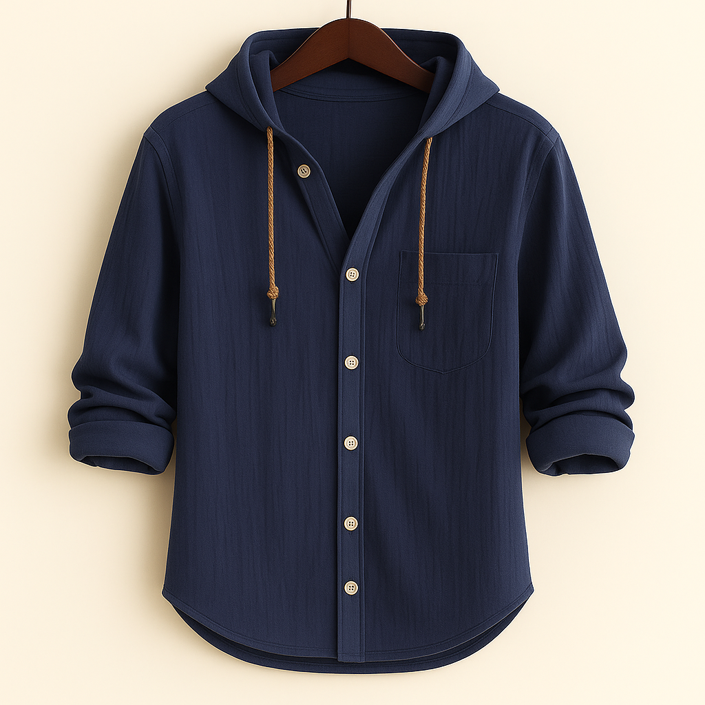 Corsini Hooded Cotton Shirt