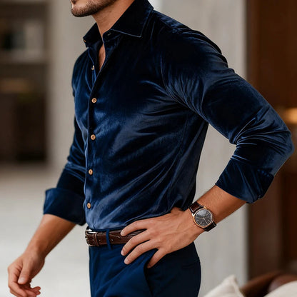 Valter Elegant Velvet Shirt