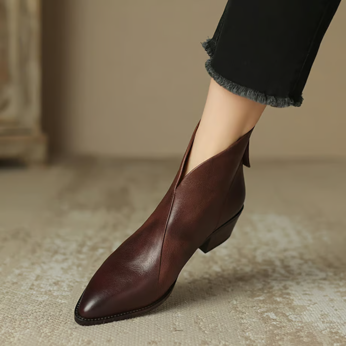 Valenza Premium Low-Heel Ankle Boots
