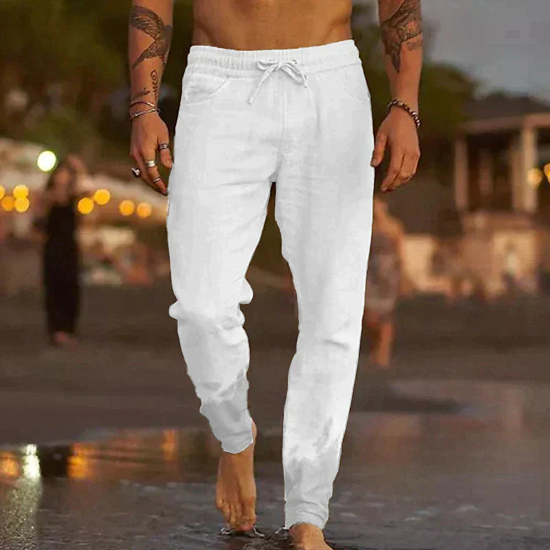 Capri Relaxed Linen Pants