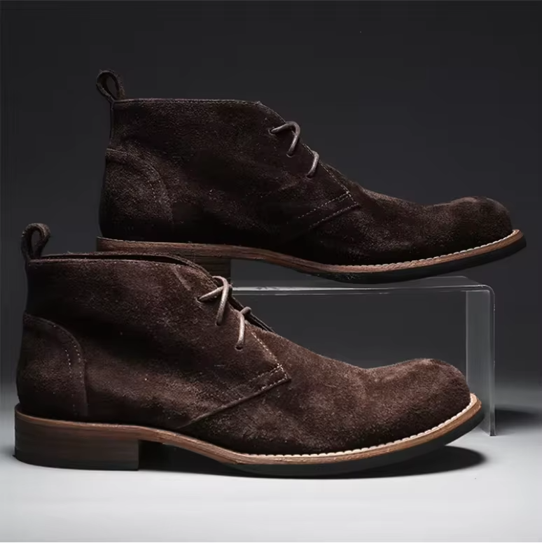 Alessio Suede Leather Boots