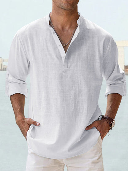 Leon Resort Linen Shirt
