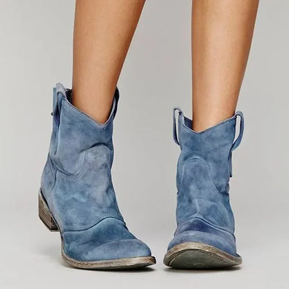 SAHARA WESTERN ANKLE BOOTS