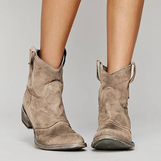SAHARA WESTERN ANKLE BOOTS