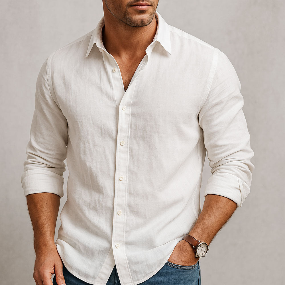 Santorini Linen Shirt
