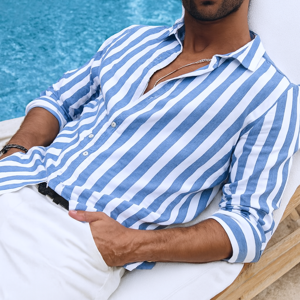 Portofino Breezy Summer Button-Up