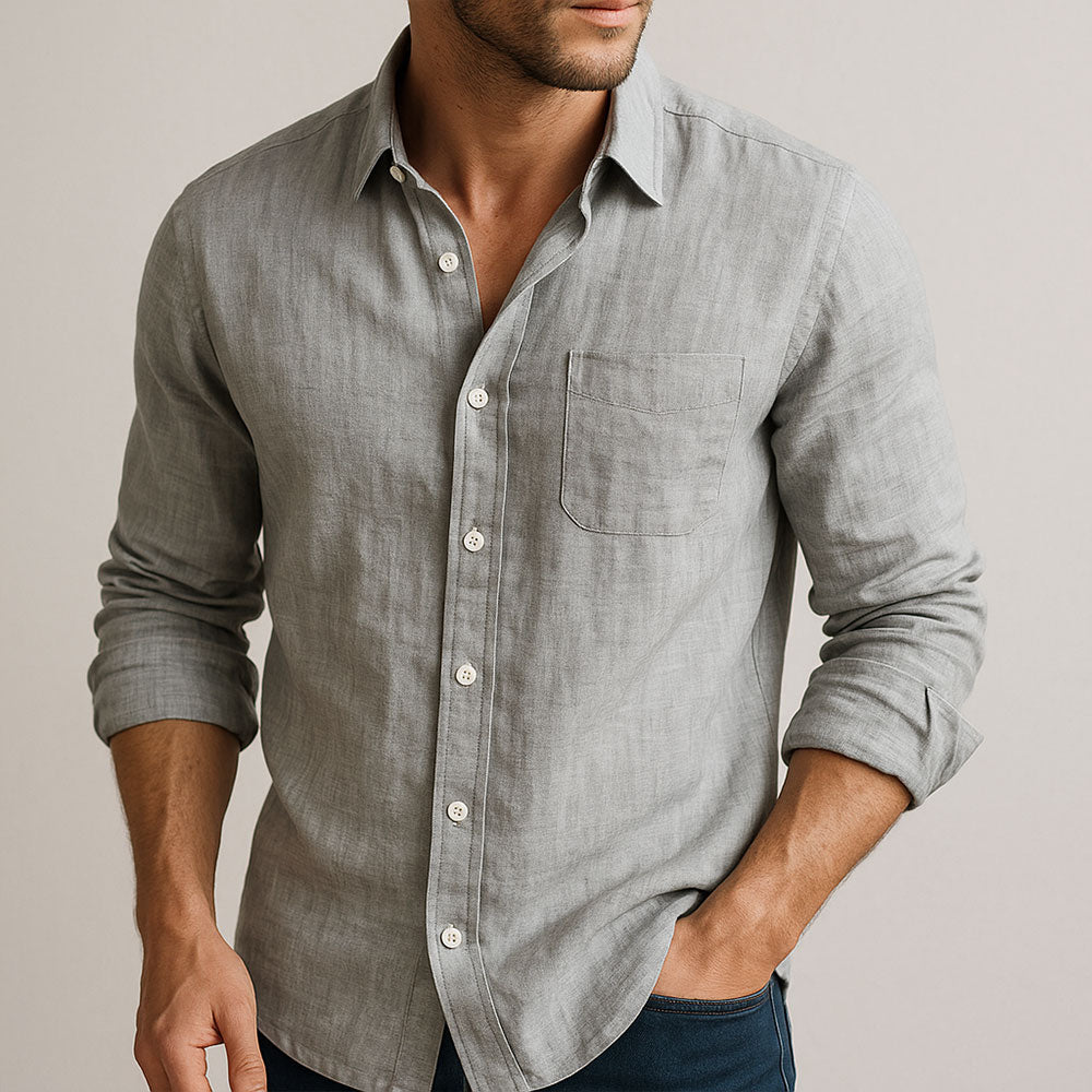 Santorini Linen Shirt