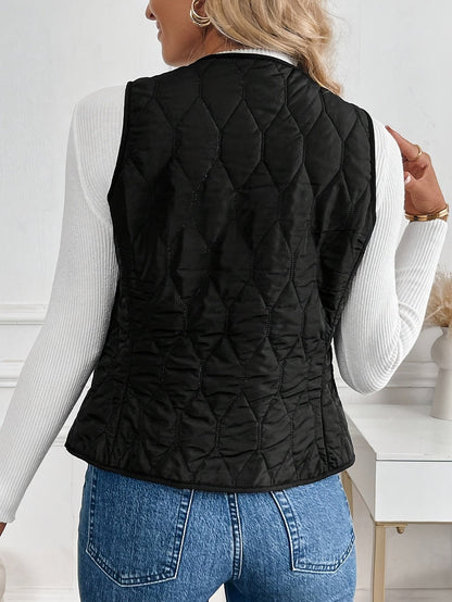 Valea Quilted Bomber Vest