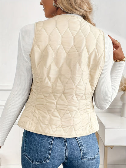 Valea Quilted Bomber Vest